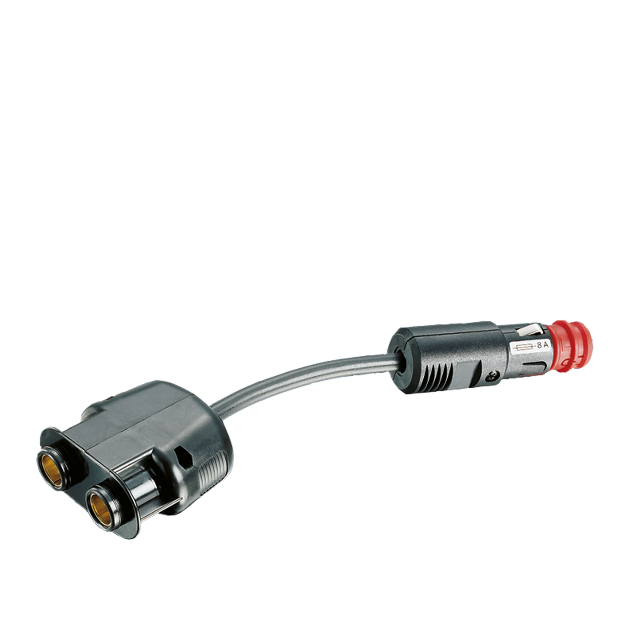 Adaptateur allume cigare vers double prise 12mm